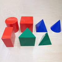 Ensemble de polygones géométriques creux 3D multicolores en plastique PLOMA pour enfants de 5 ans et plus, unisexe, autres jouets éducatifs (10 cm)