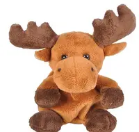 YIWU ALLO 새로운 도착 아이 크리스마스 선물 박제 동물 봉제 사슴 장난감 부드러운 무스 플러시 장난감 순록
