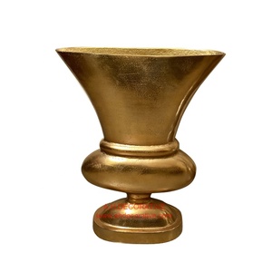 Jarrón de Metal Plateado de Última Moda, Urnas de Aluminio Brillante Más Vendidas a un Precio Mayorista Asequible, Decoración para el Hogar y Jardín - Product Image 3