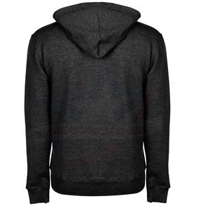 Sudadera de poliéster con capucha y sudor para hombre, camisa azul de alta calidad OEM, bordado liso personalizado, ropa para hombre - Product Image 3