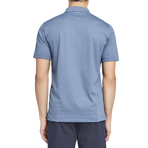 T-shirt polo couleur royal clair, personnalisable OEM, nouvelle arrivée, pour hommes/garçons, 100% coton piqué, tissu de haute qualité - Product Image 3