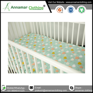 Customized Size Organic Cotton Baby Fitted Crib Sheet - Product Image 6