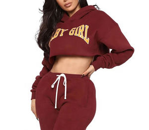 Venta al por mayor 2020 OEM ropa de mujer logotipo personalizado mejor venta top sudaderas con capucha - Product Image 2
