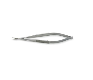 Tijeras Quirúrgicas Micro Manuales de 12 cm, Curvas y Rectas, con Hojas Recubiertas de Diamante, Acero Inoxidable, Estándar Alemán - Product Image 4