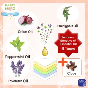 ปรับปรุงคุณภาพอากาศส่วนผสมอินทรีย์ดีท็อกซ์ PM 2.5 Happy Noz HNO02 TH;42 7.5X2.5 14ซม - Product Image 3