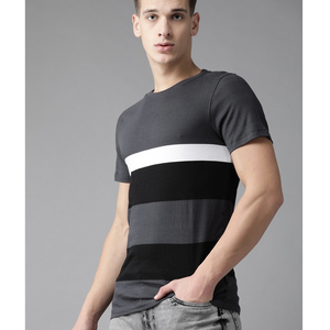 Customised Polyester 30% Cotton 65% Spandex 5% Muscle <b>Tee</b> New Fashion Lifestyle <b>white</b> T Shirt Wholesale - Product Image 3