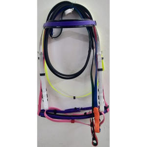 ¿Quiere vender el juego de bridas de PVC Endurance con accesorios de latón color rojo azul negro verde EN tamaño completo COB dólar Shetland 10 - Product Image 5