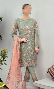 Vestido Casual de Verano para Mujer, Estilo Palazzo Kurta Dupatta Pakistaní, Salwar Kameez, de Algodón - Product Image 3