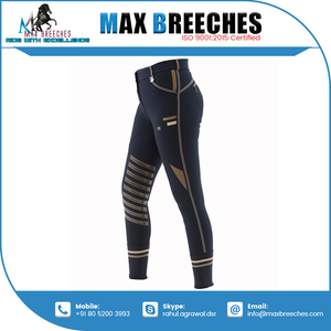 Pantalones de montar a caballo de etiqueta privada con parche de rodilla de Venta caliente directo de la India - Product Image 5