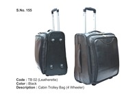 Valise à roulettes en cuir véritable de haute qualité valises et sacs de voyage en gros meilleur prix d'usine valises en cuir véritable