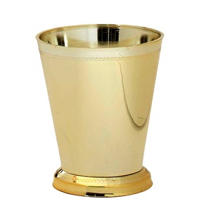 Beverage Julep Glass Drinkware Stylish Design Pure Stainless Steel New Style Hammered Mint Julep <b>Cups</b> for Bar Accessories - Product Image 6
