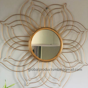 Modern Metal Flower <b>Gold</b> Wall <b>Mirror</b> Wall Art Modern Wall Art Gift Mother Day Gift Home Decor Modern Home Decor 2025 - Product Image 1