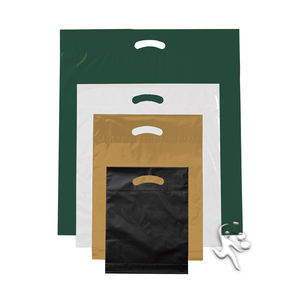 Sacs de shopping en plastique HDPE/HDPE, vente en gros, tendance, sac en plastique découpé dans crochet - Product Image 5