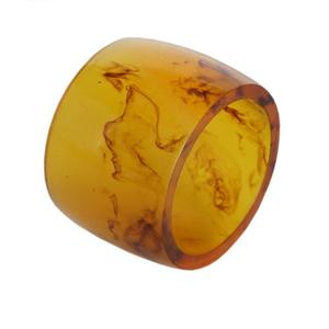 Anillo para Servilletas de Diseño, Color Marrón, Decoración de Mesa para Bodas y Fiestas, para Restaurantes y Hoteles, Plástico Ecológico Moderno - Product Image 2