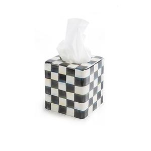 Boîte à mouchoirs tendance en os incrusté, finition personnalisée, pour la décoration de la table des cafés, cantines et restaurants - Product Image 1