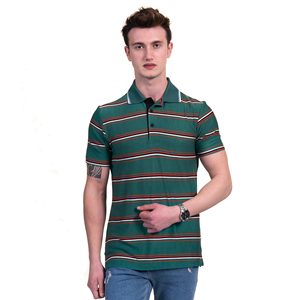 Polo a rayas para hombre, ropa de moda de golf, venta al por mayor, Hecho en Turquía - Product Image 3