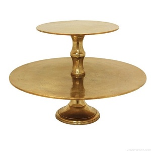 Decorative Metal <b>Cake</b> Stand with Pedestal Round <b>Cake</b> Stand with Crystals for Birthdays Party <b>Wedding</b> Decoration - Product Image 4