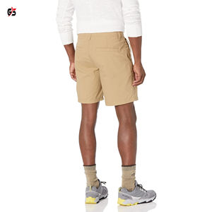 กางเกงขาสั้นลำลองสำหรับผู้ชายผ้าฟลีซคอตตอน100% พิมพ์โลโก้แบรนด์ตามสั่งปักลายคุณภาพระดับพรีเมียมสำหรับยิมวิ่งสินค้า OEM - Product Image 5