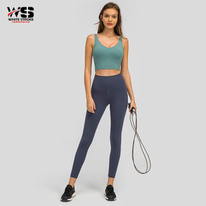 2022 New Arrival <b>Women</b> Clothing Running Fitness Wear High Quality <b>Leggings</b> With Side Pockets Available in Different Color - Product Image 6