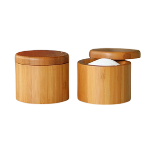 Contenedor de madera de sal y pimienta Masala, caja de especias con forma de cilindro de primera calidad para proveedor al por mayor - Product Image 2