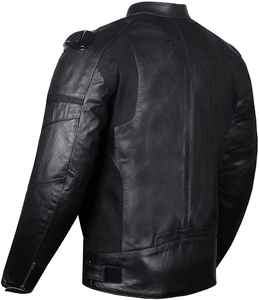 Wholesale XL Men's Premium Natural Pure Buffalo Leather Jacket Breathable Printed Sportswear Armor for Racing Motorcycle Touring - Product Image 5