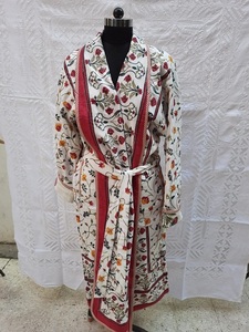 Peignoir Kimono en Tissu Imprimé Personnalisé avec Ceinture à Nouer, Design Réversible, Robe de Bain et Vêtement de Nuit Confortable – Vente en Gros - Product Image 2