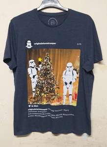 Lots de vêtements en surplus : T-shirts décontractés à manches courtes en coton à col rond pour hommes, imprimés de Noël, de marques, stock du Bangladesh - Product Image 3