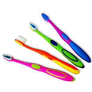 Cepillo de Dientes Infantil Happy Face con Cerdas Suaves, Diseño de Cabeza Pequeña y Agarre Antideslizante para Uso Doméstico - Product Image 1