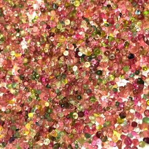 Turmalina Natural Multicolor, Gema Suelta, Cabujón Facetado, Formas Mixtas, 1-6mm, Sin Orificio - Product Image 4