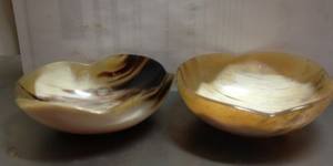 Cuenco de cuerno de búfalo de alta calidad y tamaño personalizado y cuenco de cena de vajilla a bajo precio con venta - Product Image 5