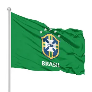 定制印刷旗帜巴西足球队旗帜定制阿根廷西班牙葡萄牙巴西足球队旗帜