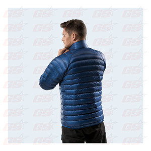 Custom logo windbreaker blank plain down puffer jacket for men - Product Image 2