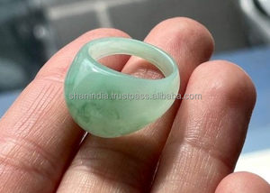 Anillos de Moda Hechos a Mano con Efecto Mármol Multicolor en Acrílico Lucite para Fiestas y Playa - Product Image 6