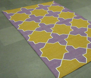 Nueva colección exclusiva de alfombras tejidas a mano de algodón técnica tejida al por mayor - Product Image 1