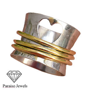 Anillo de Boda de Plata de Ley 925 con Engaste de Turquesa Natural Simple con Certificado IGI, Precio de Fábrica al por Mayor - Product Image 2