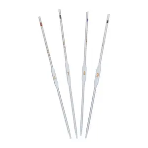 Pipetas longas duráveis do laboratório, vidro borosilicate da classe a pipette em vários tamanhos 1ml a 100ml para o laboratório científico