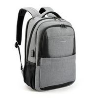Sac à dos pour ordinateur portable écologique et imperméable avec fermeture à glissière en polyester 900D, compatible avec les ordinateurs portables de 15 pouces