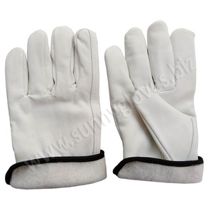Cowhide Leather <b>Driver</b> <b>Glove</b> Working <b>Gloves</b> 2019 - Product Image 3