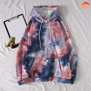 Sudadera con Capucha Tie Dye para Hombre con Efecto Marshmallow y Bordado Personalizado, con Logotipo Personalizado, Sudadera de Forro Polar de Alta Calidad para Invierno - Product Image 2