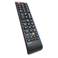 Control Remoto de Repuesto para Smart TV, Negro, Código Fijo, Plástico ABS, Alcance de 10-16M, 2 Pilas AAA, Infrarrojo, para Samsung AA59-00603A