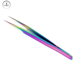 Pinzas de extensión de pestañas puntiagudas multicolores personalizadas, instrumentos de belleza de venta superior para uso en cejas, servicio OEM de Pakistán - Product Image 5