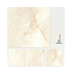 Carrelage en porcelaine pour sol et mur intérieur, marbre blanc rectifié, poli, émaillé, 60x60, moderne, résistant aux acides - Product Image 5