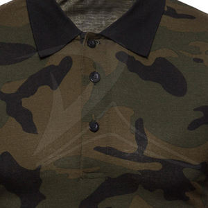 Patrón sólido bordado estampado personalizado de alta calidad de manga larga de talla grande para Polos tejido en blanco hecho en fábrica - Product Image 6