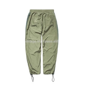 Rue de haute qualité mode hommes vêtements de sport poches latérales bandes réfléchissantes polyester lâche style conique en nylon vent pantalon de survêtement - Product Image 6