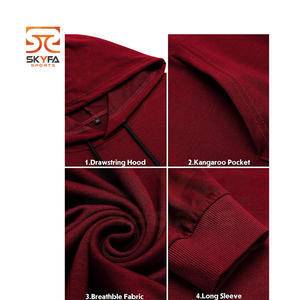 Sudaderas con capucha de lana para hombre, último diseño personalizado de pulóver de invierno, de bajo precio, pulóver orgánico de talla grande - Product Image 6