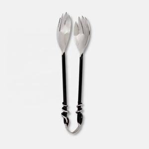 metal salad <b>tongs</b> stainless steel food <b>tongs</b> Spiral Knot Handle crutch field traction Salad <b>Serving</b> <b>Tong</b> - Product Image 6