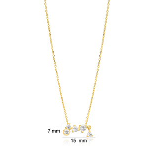 À la mode Brillant Zircon Pierre Minimaliste Style Gros Turc Charme Main En Argent Sterling Collier - Product Image 6