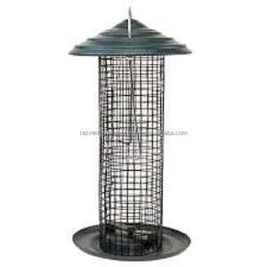 Comedero para Pájaros de Aluminio Plateado, Diseño Moderno, Duradero, Ecológico, Hecho a Mano, para Montar en el Suelo, Decoración para Hogar u Oficina - Product Image 4