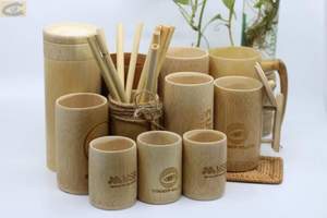 Vaso de Bambú, Producto Especial de Vietnam / 100% Bambú Natural - Product Image 2