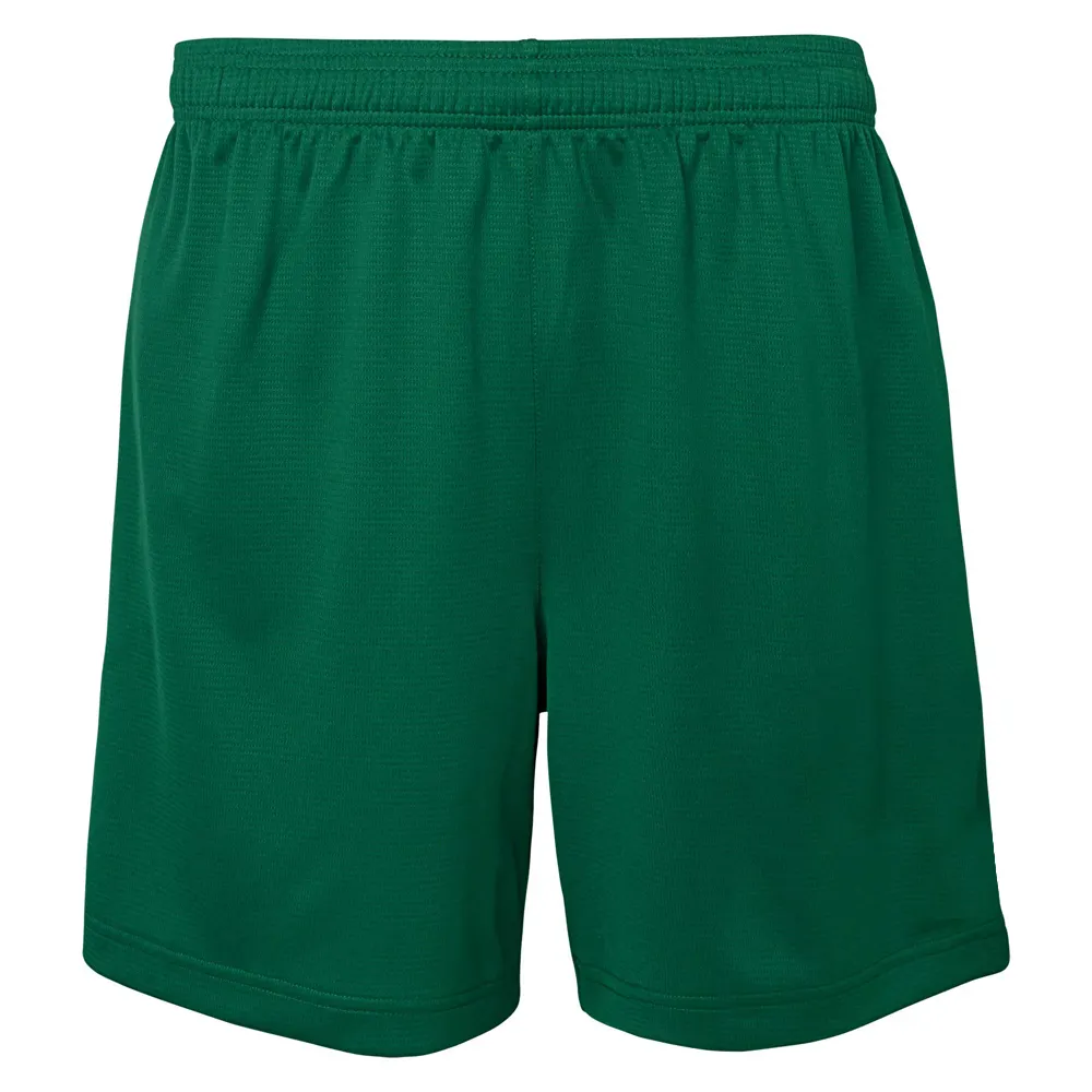 100% Polyester Full Green Günstige leere Vorderseite Custom ized Logo Team Nummer Sublimation Druck Fußball Fußball Shorts für Männer